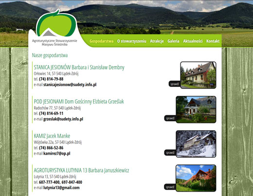 Wykonanie strony internetowej AgroSnieznik.pl